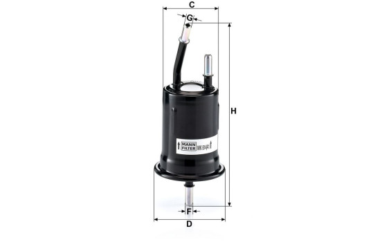 Filtro de combustible WK 614/41 Mann, Imagen 3