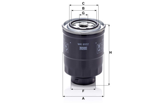 Filtro de combustible WK 8052 z Mann, Imagen 2