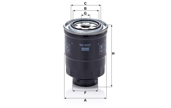 Filtro de combustible WK 8052 z Mann, Imagen 4