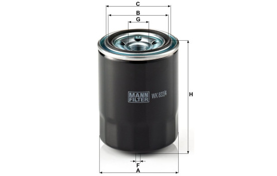 Filtro de combustible WK 822/4 Mann, Imagen 3