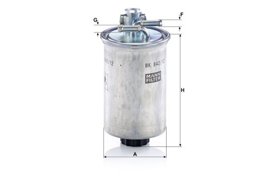 Filtro de combustible WK 842/12 x Mann, Imagen 4