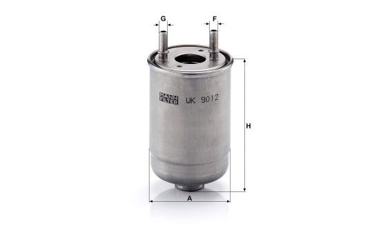 Filtro de combustible WK 9012 x Mann, Imagen 2