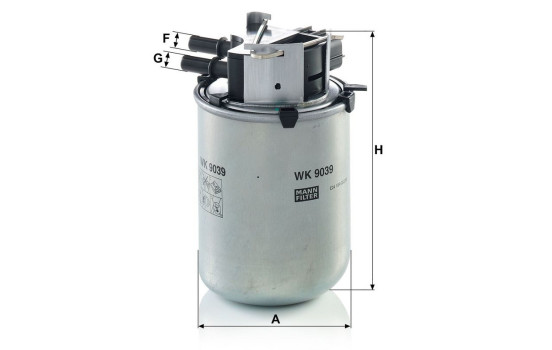 Filtro de combustible WK 9039 Mann, Imagen 3