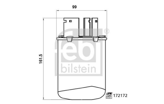 Filtro de combustible 172172 FEBI, Imagen 5