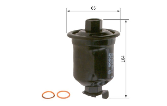 FILTRO DE COMBUSTIBLE F3762 Bosch, Imagen 5
