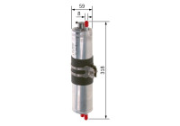 Filtro de combustible F3766 Bosch