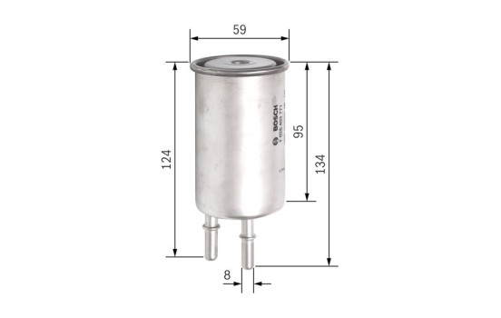 Filtro de combustible F3771 Bosch, Imagen 2