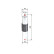 Filtro de combustible F5905 Bosch, Miniatura 2