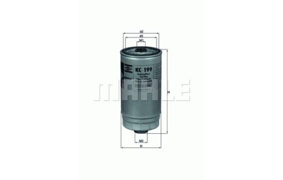 Filtro de combustible KC 199 Mahle