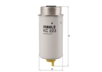 Filtro de combustible KC 223 Mahle