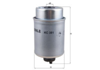 Filtro de combustible KC 381 Mahle