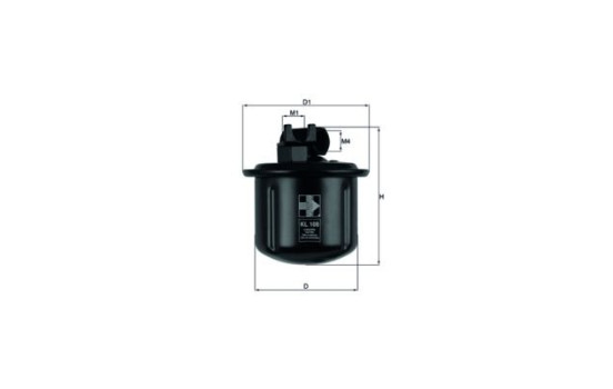 Filtro de combustible KL 108 Mahle, Imagen 2