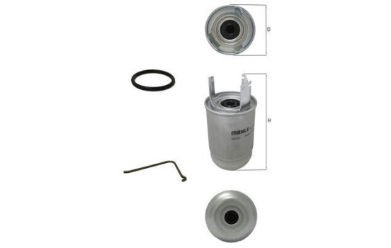 Filtro de combustible KL 1252D Mahle