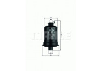 Filtro de combustible KL 129 Mahle