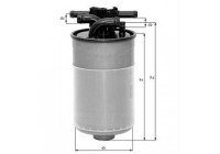 Filtro de combustible KL 154 Mahle