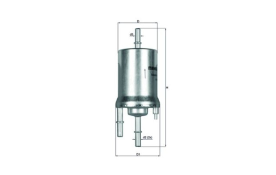 Filtro de combustible KL 156/1 Mahle