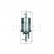 Filtro de combustible KL 156/3 Mahle