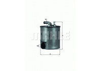 Filtro de combustible KL 174 Mahle