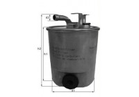 Filtro de combustible KL 195 Mahle