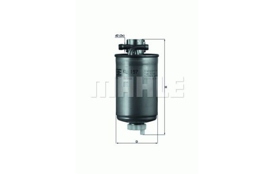 Filtro de combustible KL 197 Mahle