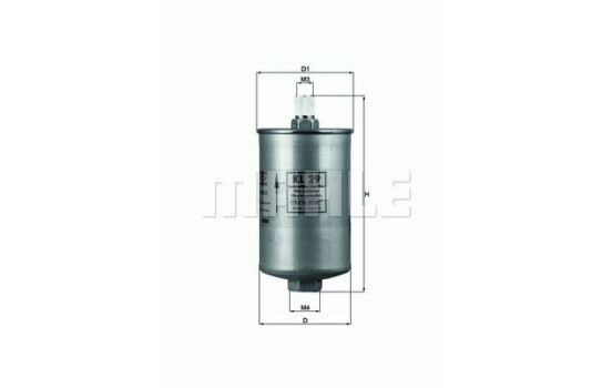 Filtro de combustible KL 29 Mahle