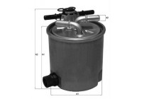 Filtro de combustible KL 404/16 Mahle