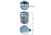 Filtro de combustible KL 440/40 Mahle