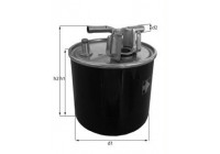 Filtro de combustible KL 447 Mahle