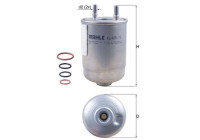 Filtro de combustible KL 485/15D Mahle