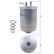 Filtro de combustible KL 485/16D Mahle