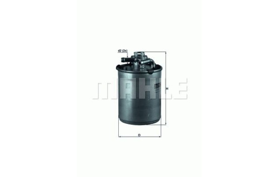 Filtro de combustible KL 497D Mahle