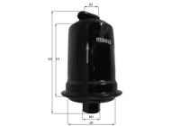 Filtro de combustible KL 508 Mahle