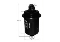 Filtro de combustible KL 516 Mahle