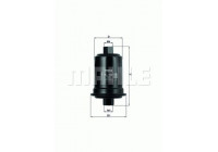 Filtro de combustible KL 522 Mahle