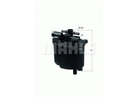 Filtro de combustible KL 581 Mahle