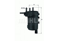 Filtro de combustible KL 632D Mahle