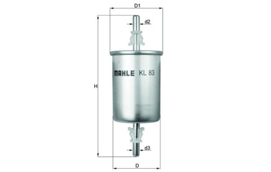 Filtro de combustible KL 83 Mahle, Imagen 6