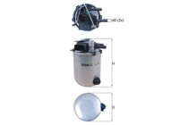 Filtro de combustible KL 909 Mahle