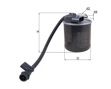 Filtro de combustible KL 947 Mahle