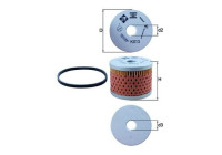 Filtro de combustible KX 13D Mahle