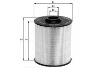 Filtro de combustible KX 220D Mahle