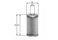 Filtro de combustible KX 39 Mahle