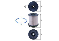 Filtro de combustible KX 491/1D Mahle