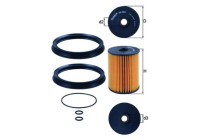 Filtro de combustible KX 504D Mahle