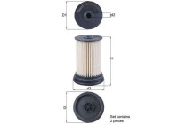 Filtro de combustible KX 516/S Mahle