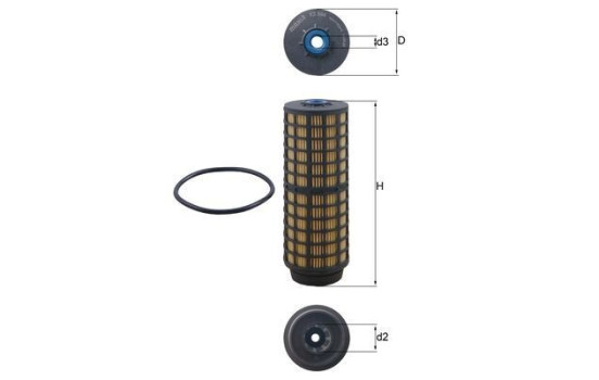 Filtro de combustible KX 564D Mahle