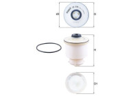 Filtro de combustible KX 573D Mahle