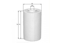 Filtro de combustible KX 65D Mahle