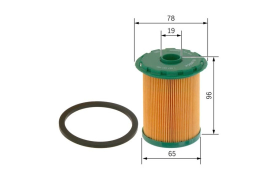 Filtro de combustible N1720 Bosch, Imagen 6