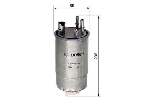Filtro de combustible N2049 Bosch, Imagen 5